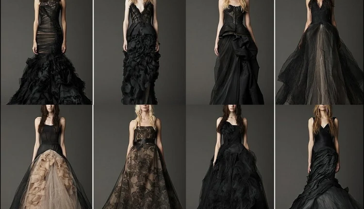 Siyah Dantelli Elbise Kombinleri14