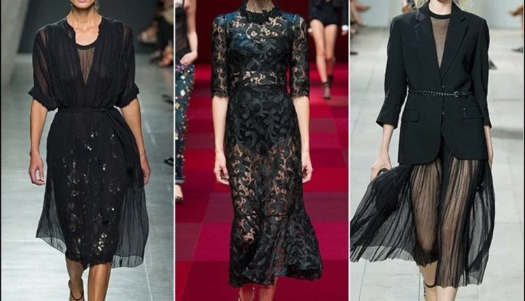 Siyah Dantelli Elbise Nasıl Kombinlenir13