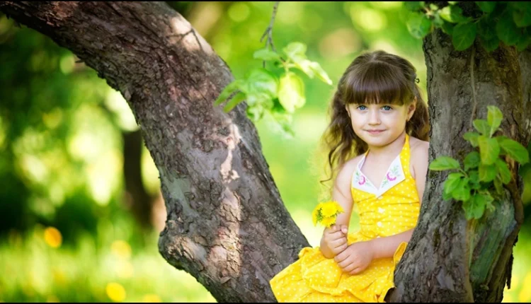 Sarı Elbise Modelleri Bebek5