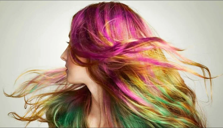 Saçın Arasına Renk Atma