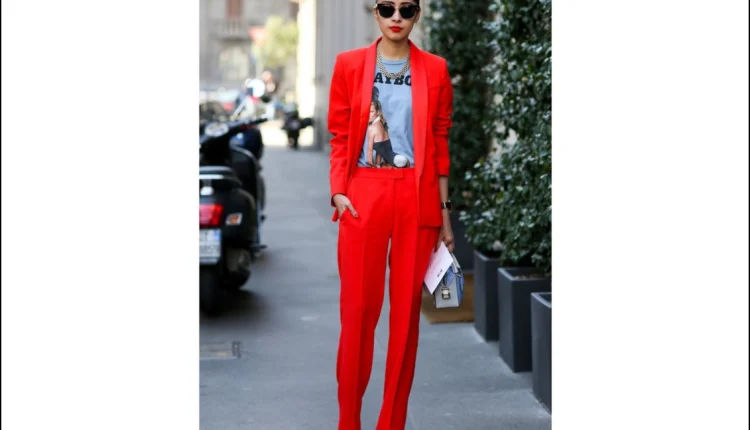 Kırmızı Pantolon Kombinlerinde Renk Seçenekleri2