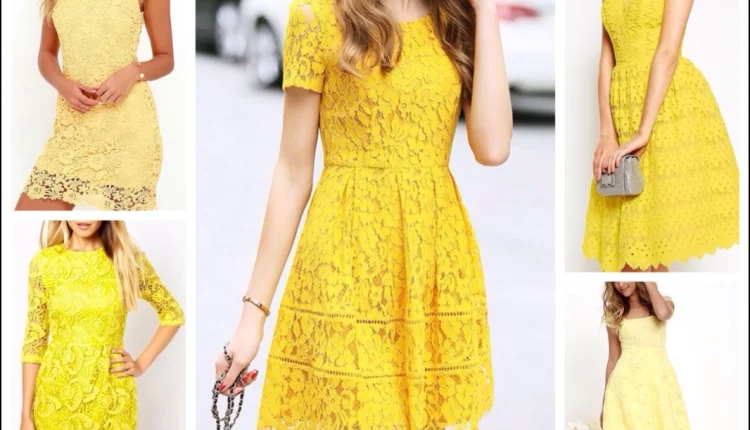 Sarı Elbise Modelleri 2023 Trendleri Nelerdir3