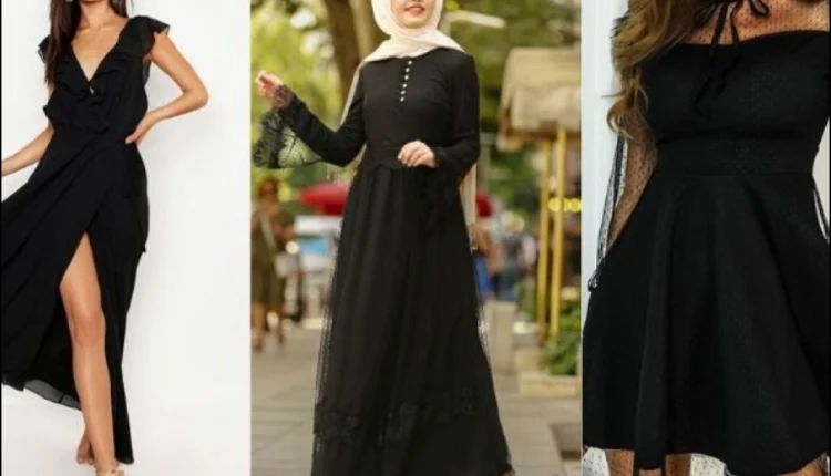 Siyah Dantelli Elbise Kombinlerinde Renk Tercihleri4