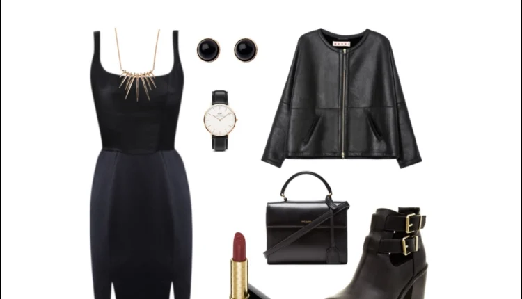 Siyah Kısa Elbise Kombinlerinde Yeni Tasarımlar Nasıldır1